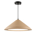 Hanglamp van keramiek met moderne uitstraling en geïntegreerde verlichting